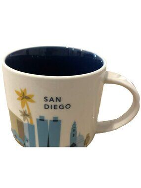 Starbucks San Diego You Are Here Collection Mug Coffee Cup 14oz